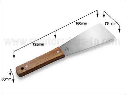 木製ハンドルインクナイフ